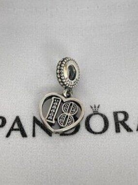 Pandora 18th Celebration Dangle Charm